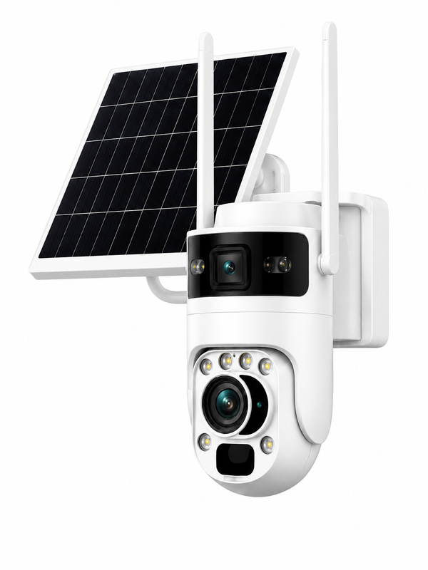 Caméra Solaire WiFi / 4G SIM 4MP Ultra HD – Surveillance Intelligente