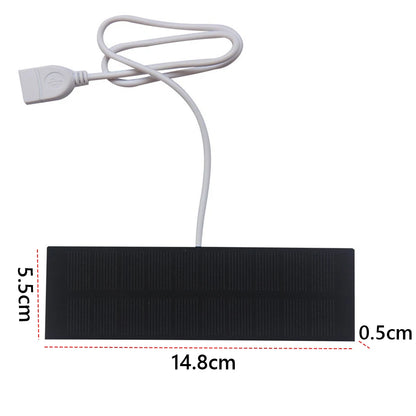 Mini Panneau Solaire USB Portable – Recharge de Téléphone & Batterie Externe