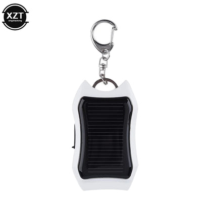 Mini Batterie Externe Solaire 1200mAh – Porte-clés Rechargeable de Secours