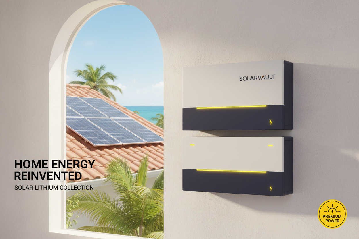 Bannière Batteries Solaires